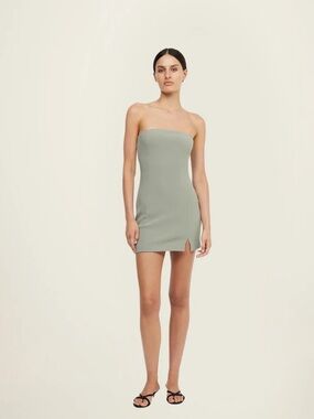 BEC & BRIDGE Karina Strapless Mini Dress - Sage